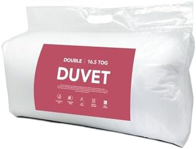 Lancashire Bedding 16.5 Tog Winter Duvet, Thick Warm Quilt, Hollowfibre Cotton Blend, Energy Efficient Duvet, Single Size 135x200 cm (53"x78"), Ideal for Cold Weather, Comfortable Quilted Blanket