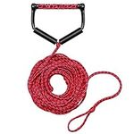 BESPORTBLE Wakeboard Rope Water Ski Rope: Adjustable Waterski Towing Rope Floatable Handle, Boat Tow Rope, 4-Section 16-Strand Line Pull 1600lbs for Water Skiing Skis Boat Wake