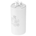 PATIKIL CBB60 45uf Running Capacitor,AC 450V 4 Pins 50/60Hz Double Insert Cylinder Bottom for Air conditioning,Water Pump,Fan Motor Star 96 x 50mm