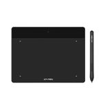 XPPen Deco Fun S 6x4 Inches Graphic Tablet, 8192 Pressure Levels, Battery-Free Stylus, Compact & Lightweight, Ideal for Online Teaching & Presentations, Supports Windows/Mac/Linux/Android - Black