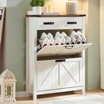 OKD Shoe Storage Cabinet with 2 Fli