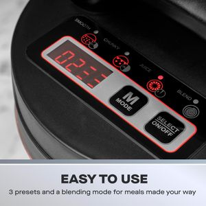 Daewoo 2-in-1 Soup Maker and Blender – Stainless Steel, 1.6L