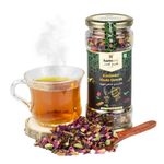 Hamiast Kashmiri Shahi Qawah (Kahwa) Green Tea With Saffron, Authentic And Traditional Blend,Without Sugar,Loose Leaves, 100 Grams Serves 50 Cups