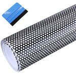 NewL Car Headlight Tinting Black Perforated Vinyl Film Wrap Car/Home Window Film Sticker Decals Come with Installation Tools (50cm x 107cm)