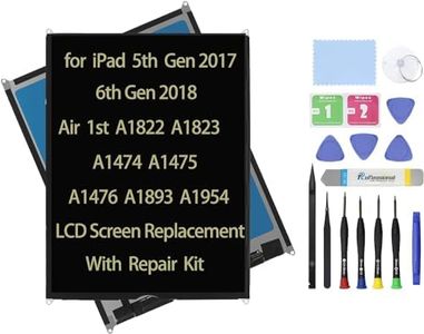 Daplinno 9.7" Compatible with iPad 5 (5th Gen) 2017 A1822 A1823 A1474 A1475 A1476 2018 6 6th Gen A1893 A1954 Air 1 1st LCD Screen Replacement Display + Repair Kit