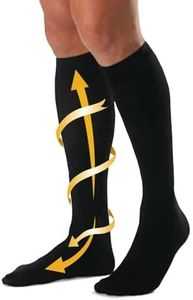 CABEAU Compression Socks - Travel/Home, Help Swelling/Blood Flow, Black, Small