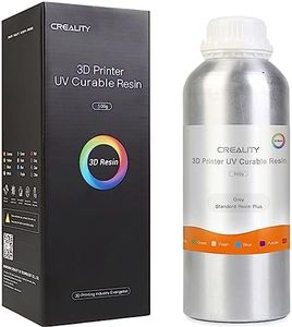Creality 3D Printing Rigid Plus Resin - Achieve Superior Print Quality and Durability - Compatible with Leading 3D Printers - Safe and Easy to Use (Black, 500 ml)