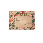 Boshiho Credit Card Holder, Ultra Slim Vegan Cork Card Case Women Wallet Holds 7 Cards and Bank Notes Cork Gift for Ladies (Flower-b)