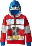 Transformers Optimus Prime Little Boys' Character Hoodie, Red, 7