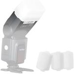 Supon Flash Diffuser for Godox TT520 TT560 Flash Speedlite - 3 Pack White