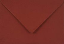 Netuno 100 large dark red coloured envelopes DIN C5 162x229mm 6.37x9.01 inches 115gsm Sirio Color Cherry gummed pointed flap no window for wedding invitations Christmas leaflets greeting cards RSVP A5