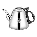 Broco Teapot,1.2L Stainless Steel Stove-top Teapot Tea Coffee Pot Kettle Heat Resistant Handle 1.2L