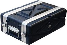 Seismic Audio - SALWR3S - Lightweight 3 Space Compact ABS Rack Case - 3U PA DJ Amp Effects Shallow Rack Case