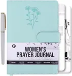 Prazoli Prayer Journal for Women - Daily Devotional Journaling Book for Woman, Religious Baptism & Christian Gifts & Bible Study Supplies for Church Note Taking, Devotional Notebook Accessories