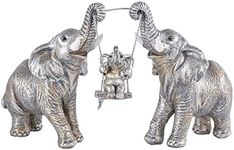 Elephant Statue.Silver Elephant Dec