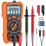 Proster Digital Multimeter 6000 Counts TRMS Auto Range NCV Detector DC AC Voltage Current Meter Capacitance Inductance Resistance Diode Continuity Tester