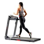 Sunny Health & Fitness Strider Foldable Treadmill, 51 cm Wide Running Belt with Optional Exclusive SunnyFit® App and Enhanced Bluetooth Connectivity - SF-T7718SMART