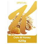 Special K Oats & Honey Breakfast Cereal Box, 420g