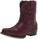 ROPER Women's Short Stuff Western Boot, Red, 7.5 UK