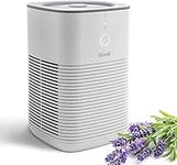 LEVOIT Air Purifier for Home Bedroom, Dual HEPA Filters with Aromatherapy Diffuser, Quiet Sleep Mode, Air Cleaner for Smoke, Allergies, Pet Dander, 100% Ozone Free, LV-H128, Gray