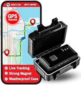 Spy Spot 4G Real Time Mini GPS Tracker GL 300MG - Magnetic Waterproof Case and SIM card - Hidden Portable Locator Tracking Device for Cars, Boats, Eldery, Kids - Black - Subscription required