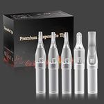 Tattoo Tips Disposable - Rayyl 100PCS Disposable Tattoo Tips Tubes 11F for Tattoo Needles Round Diamond Flat/Magnum Tips Grips Tattoo Supplies (11F)