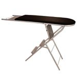 Spacecrafts® 2 in 1 Foldable Ironing Board with Step Ladder | Strong and Durable| Ladder Cum Ironing Board | Easy to Fold (Black Color)