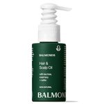 Balmonds Hair, Scalp & Beard Oil 50ml with Rosemary, Hemp & Tea Tree - Natural Conditioning Treatment for Dry, Itchy Scalps - Nourishes & Moisturizes