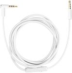 kwmobile Headphone Cable for Beats Studio 3 / Solo 3 / Solo2 / Studio 2 / Studio 1 / Mixr - 140cm Replacement Cord with Microphone + Volume Control - White