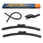 AERO Avenger 26"+16" Premium All-Season Windshield Wiper Blades with Extra Refills Replacement for Subaru Crosstrek 2023-2017 & Impreza 2022-2017 (Set of 2)