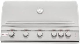 Blaze Outdoor Grill | 32-inch Stainless Steel Natural Gas BBQ Grill | 4 Burner Barbecue | Premium Outdoor Kitchen Grilling | Rear Infrared Burner & Grill Lights | BLZ-4LTE2-NG