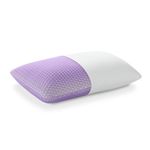 Purple Harmony Pillow – Standard, Medium Feel, Med Height - Talalay Latex Foam Cooling Pillow for Combo or Side Sleepers, 360º Hex GelFlex Grid for No-Pressure Support and Luxurious Weightless Feel