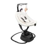 Babymoov Swoon Evolution Remote Control Baby Swing/Rocker, 8 Movements, 5 speeds, Timer, lullabies, 360° Rotation, with Newborn Insert and Play Arch