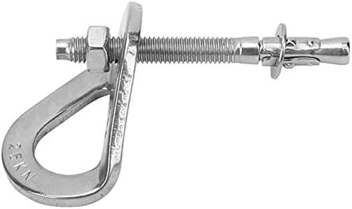 Pwshymi Tornillo de expansión Piton de acero Inoxidable para Escalada en Roca, Tallado, Percha de Tuerca Colgante M8 para montañismo, Deportes al Aire Libre Sportinggoods