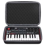 XANAD Case for Akai Professional MPK Mini MKII, MPK Mini Play, Akai Professional Fire, 25-Key Ultra-Portable USB MIDI Drum Pad and Keyboard Controller