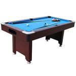 Walker & Simpson Sovereign 6ft Pool Table with Ball Return (Blue)