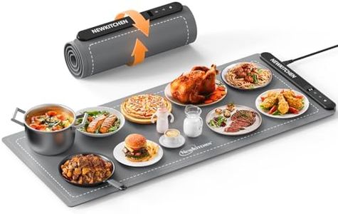 NEWKITCHEN Warming Mat for Food, (XXL 36"x16") Food Warming Mat for Countertop Upgrade Graphene Fast Full Surface Heating -Versatile Food Warmer for Gatherings, Parties, Everyday Use
