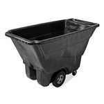 Rubbermaid Commercial FG9T1400BLA Structural Foam Dump Truck, Black, 850-Pound Load Capacity, Black