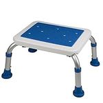 PCP Adjustable Non-Slip Shower and Bath Safety Step Stool, Portable Bathroom Stepping Foot Stool