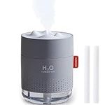 Humidifier Cool Mist Humidifier Air Humidifier for Bedroom Portable Personal Desktop USB Humidifiers with Soft Night Light, 2 Mist Modes and Auto Shut-Off, Super Quite for Car Office Home, 500ML