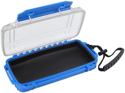 Hlotmeky Dry Box Waterproof Box for Kayaking Boat Waterproof Phone Box Small Waterproof Container Watertight Storage Box Diving Dry Case (Blue)