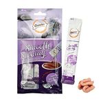 Petlicious & More Gnawlers Smooth & Creamy Cat Snacks - Tasty Salmon Flavour - Wet Treat 4 in 1 x 15g (Pack of 6 x 60g)