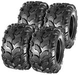 MaxAuto Sport ATV Tires 18x9.5-8 Lawn Mower Tires ATV UTV Off-Road Tires Knobby Sport Golf Cart Tractor Turf Tire 18x9.50x8 All-Terrain 4PR P311 Set of 4