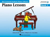 Piano Lessons: Book 1 (Hal Leonard Student Piano Lbry): Hal Leonard Student Piano Library