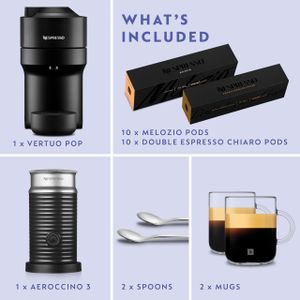 Nespresso Vertuo Pop Single Serve Coffee Machine – Espresso Maker