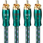 SKW Entry Level HC Series 2RCA to 2RCA Audio Interconnect Cable 3.2ft/1M