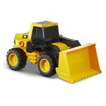 CAT® Construction Power Hauller WHEEL LOADER, Includes flashing lights, hydraulic sounds, movable scoop and tracks, 27cm long, for ages 3+