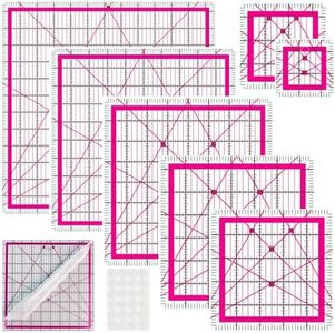 Quilting Rulers,7 Quilting Square(2.5",3.5",5",6.5", 8",10",12.5"),Quilting Square Rulers