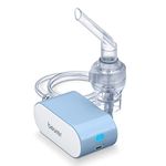 Beurer IH60UK Portable Nebuliser - Relief from colds, asthma, and respiratory problems - Quiet inhaler using compressed-air technology - Suitable for adults and children - With practical storage bag