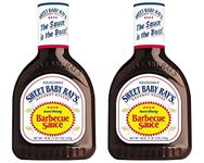 Sweet Baby Ray's Original BBQ Sauce | Original Gourmet Barbeque Sauce Perfect for Family Recipes | Pack of 2 X 510g